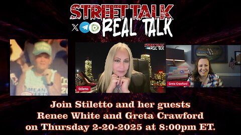 Rebroadcast of Street Talk with Stiletto from 2-20-2025