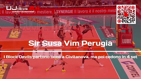 Sir Susa Vim Perugia I Block Devils partono bene a Civitanova, ma poi cedono in 4 set