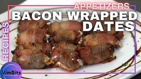 Bacon Wrapped Dates with Goat Cheese, a Popular Appetizer Recipe for Parties