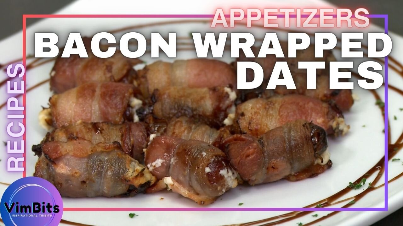 Bacon Wrapped Dates with Goat Cheese, a Popular Appetizer Recipe for Parties