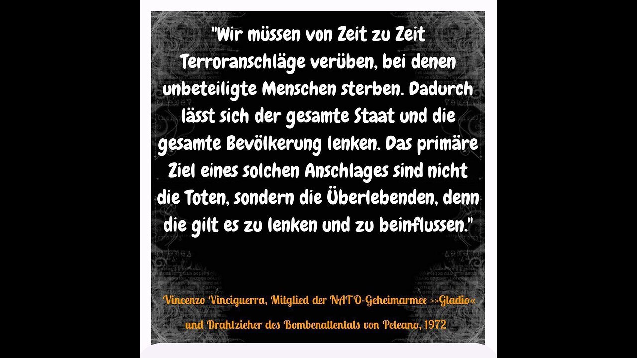 Es kommt alles raus und es kann niemand aufhalten.