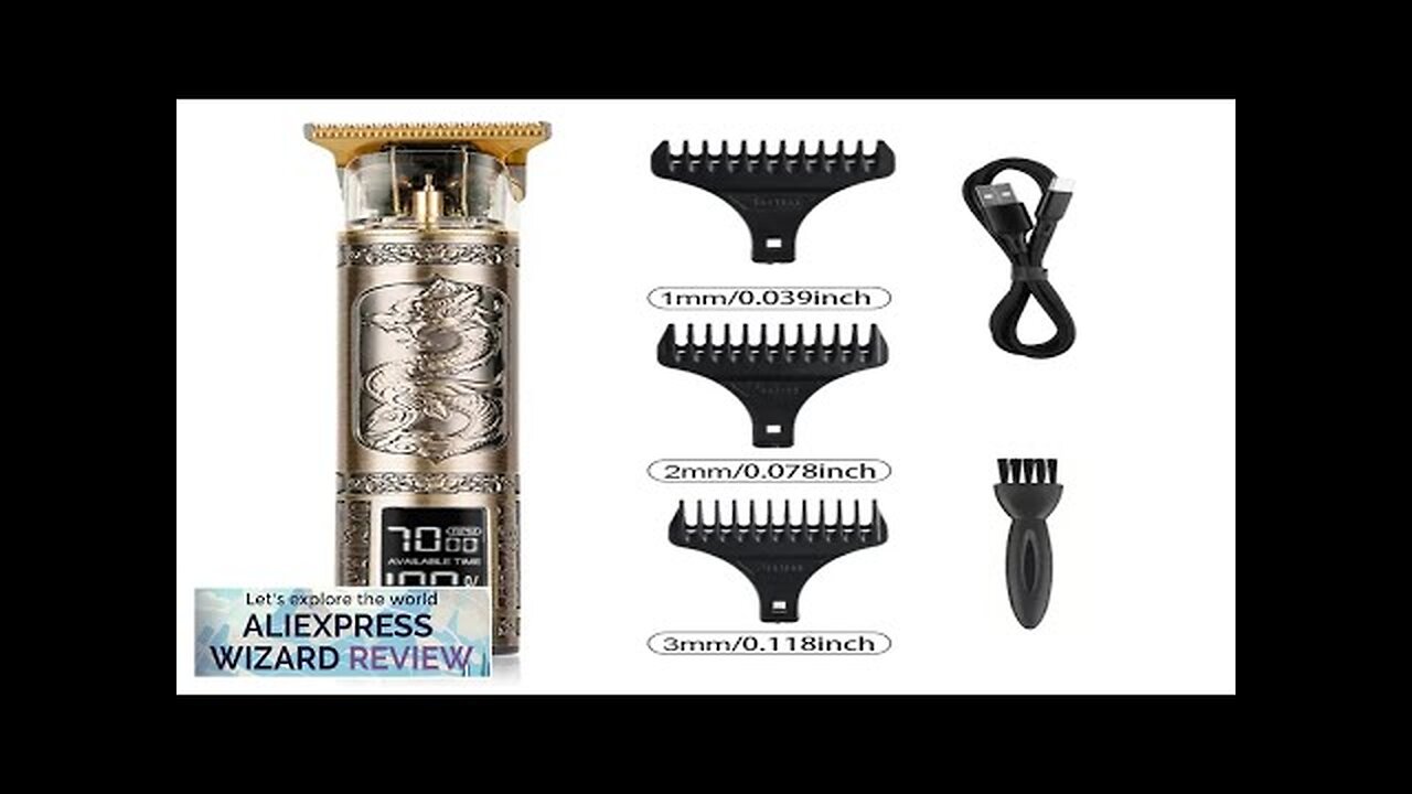 T9 Hair Clipper Electric Clipper Hairdressing USB Electric Three-speed Speed Adjustment Review