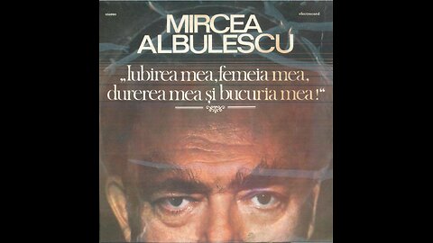 "Cantec fara raspuns" de Nichita Stanescu in recitarea Mircea Albulescu