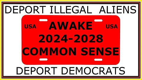 MAGA AWAKE 2024-2028 COMMON SENSE