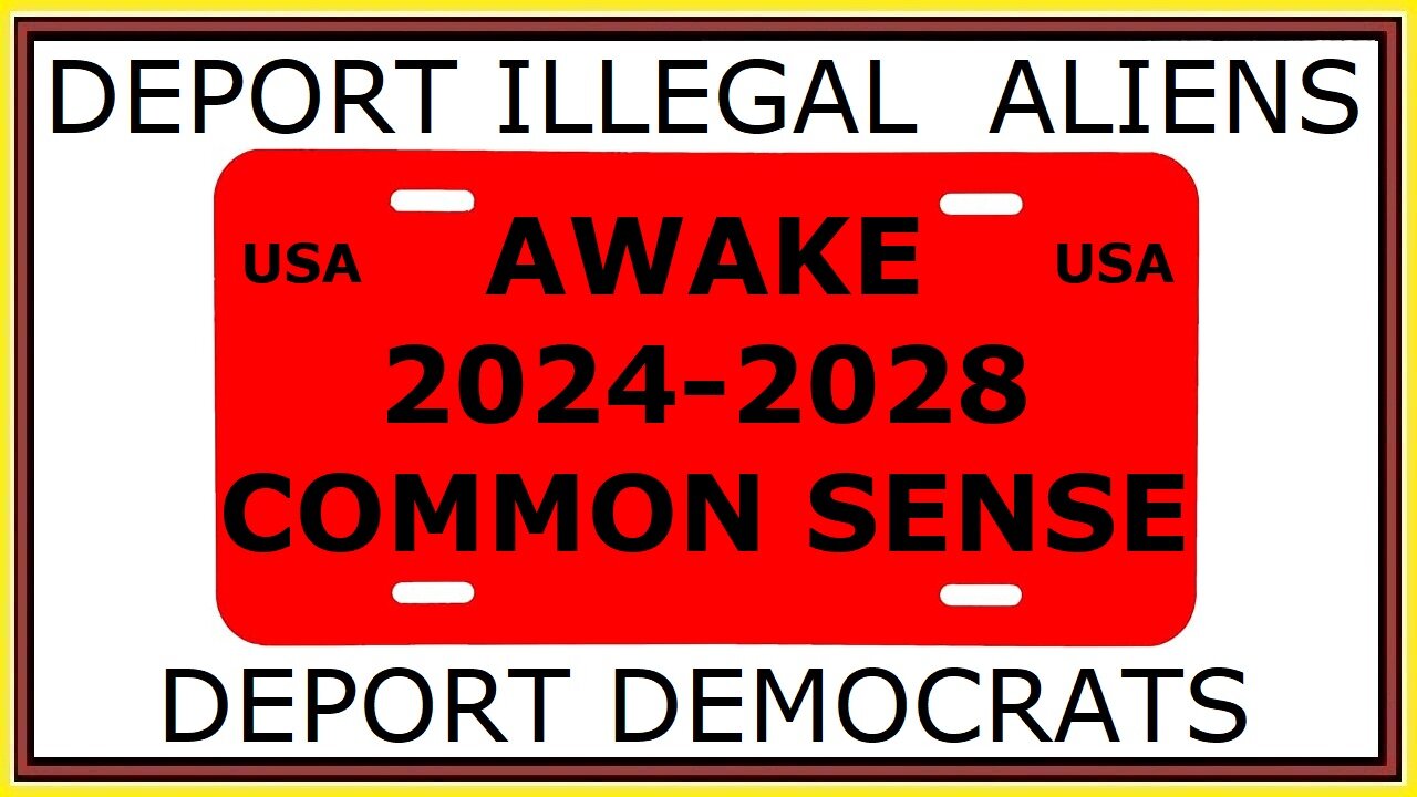 MAGA AWAKE 2024-2028 COMMON SENSE