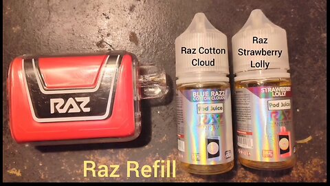 Refill the Raz 9000 puff device and save money