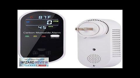 3-in-1 Carbon Monoxide Detectors Portable Carbon Monoxide Detector for Travel Review