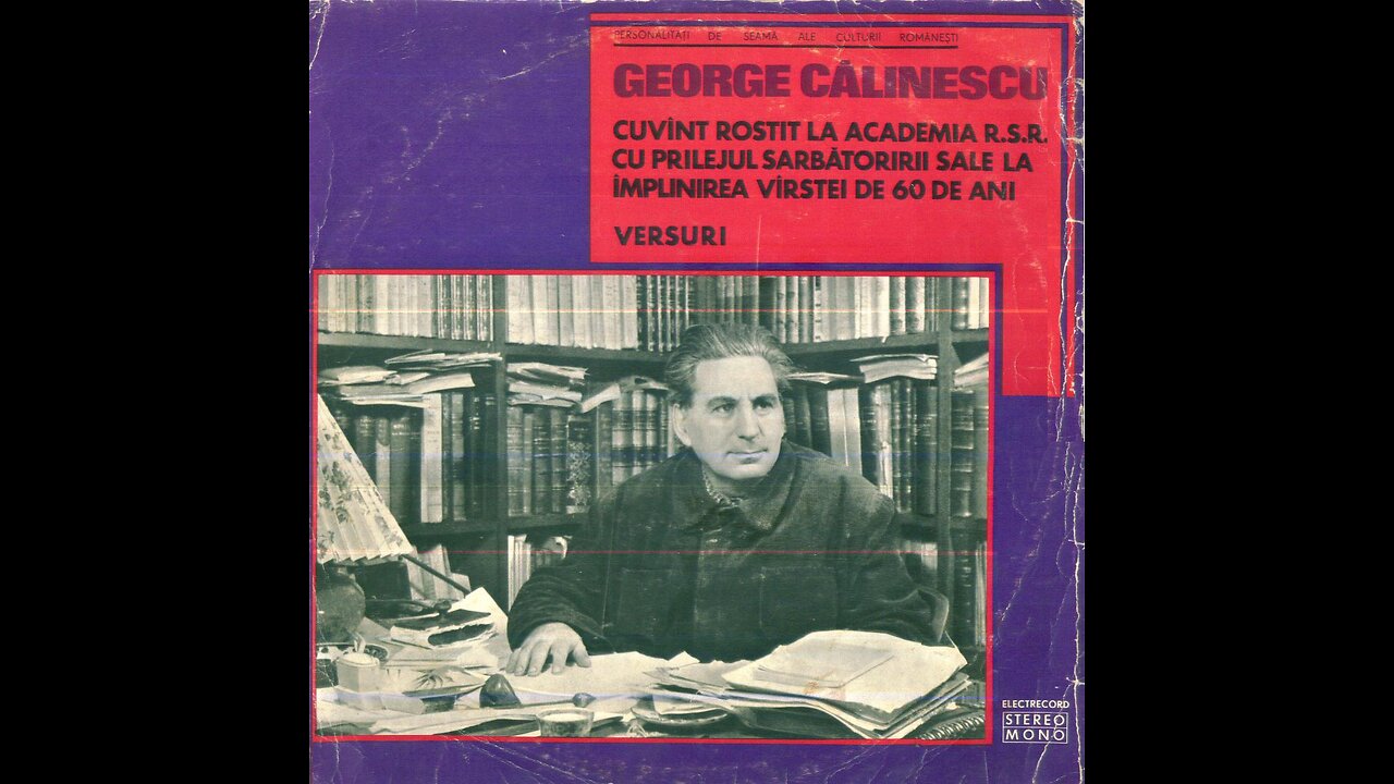 "Ferice de barbatul" de George Calinescu in recitare proprie