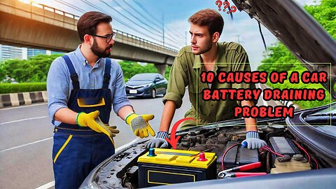 10 CAUSES OF A CAR BATTERY DRAINING PROBLEM