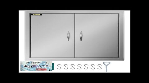 VEVOR Outdoor Kitchen Access 26"x 24" Wall Construction Stainless Steel Flush Mount Review