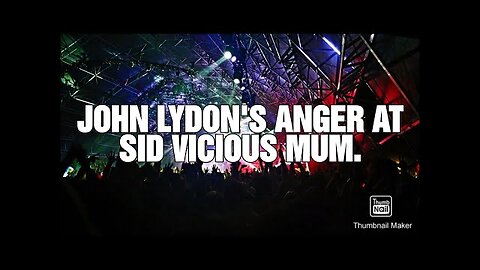 John Lydon's Anger At Sid Vicious' Mum