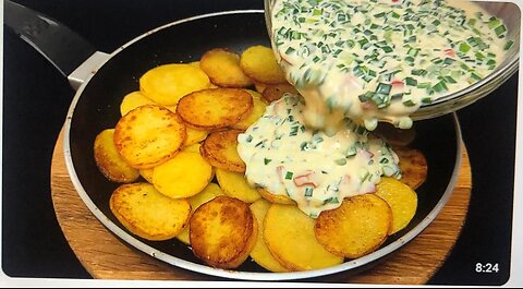 My grandmother taught me this dish! The most delicious potato recipe for dinner