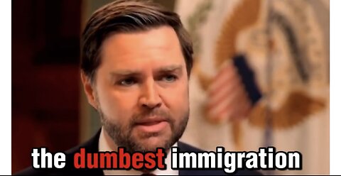 JD Vance SCORCHES UNVETTED IMMIGRATION!