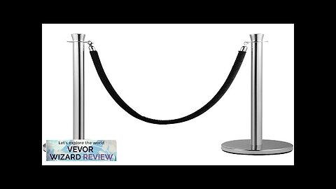 VEVOR Crowd Control Stanchion Set of 2 Pieces Stanchion Set Stanchion Set Review