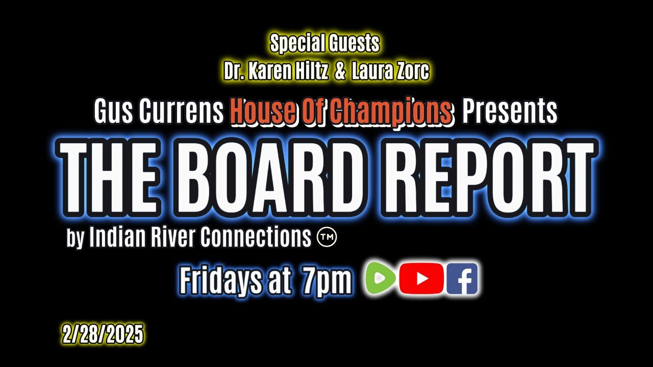 The Board Report by Indian River Connections