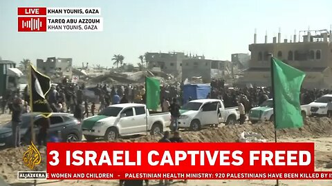 Three Israeli captives released in Gaza News