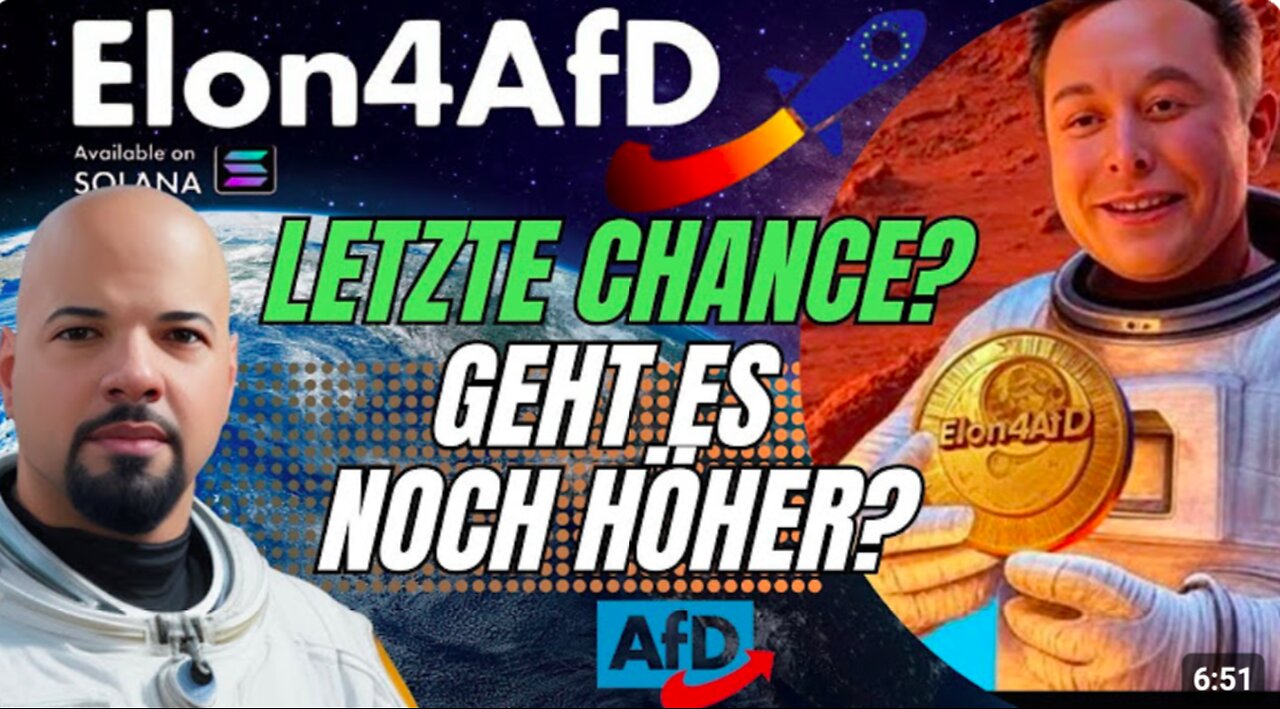 🤑 Von Meme zu Millionen? Elon4AfD überrascht alle! / 🚨 Riesenchance oder Meme-Hype?