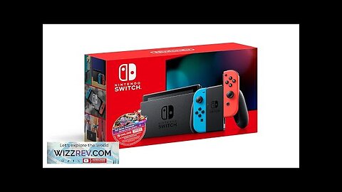 Nintendo Switch w/Neon Blue & Neon Red Joy-Con + Mario Kart 8 Review