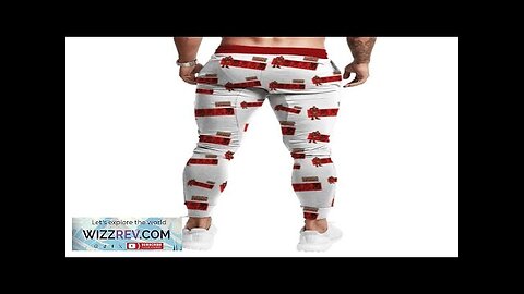 Iron Man Cartoonized Pattern White Dope Jogger Pants Review