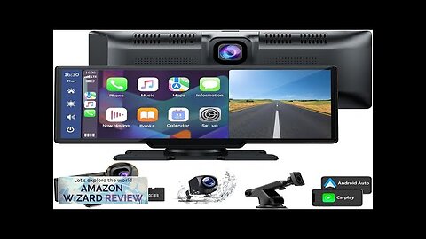 LAMTTO 9.26" Wireless Car Stereo Apple Carplay with 2.5K Dash Cam 1080P Review