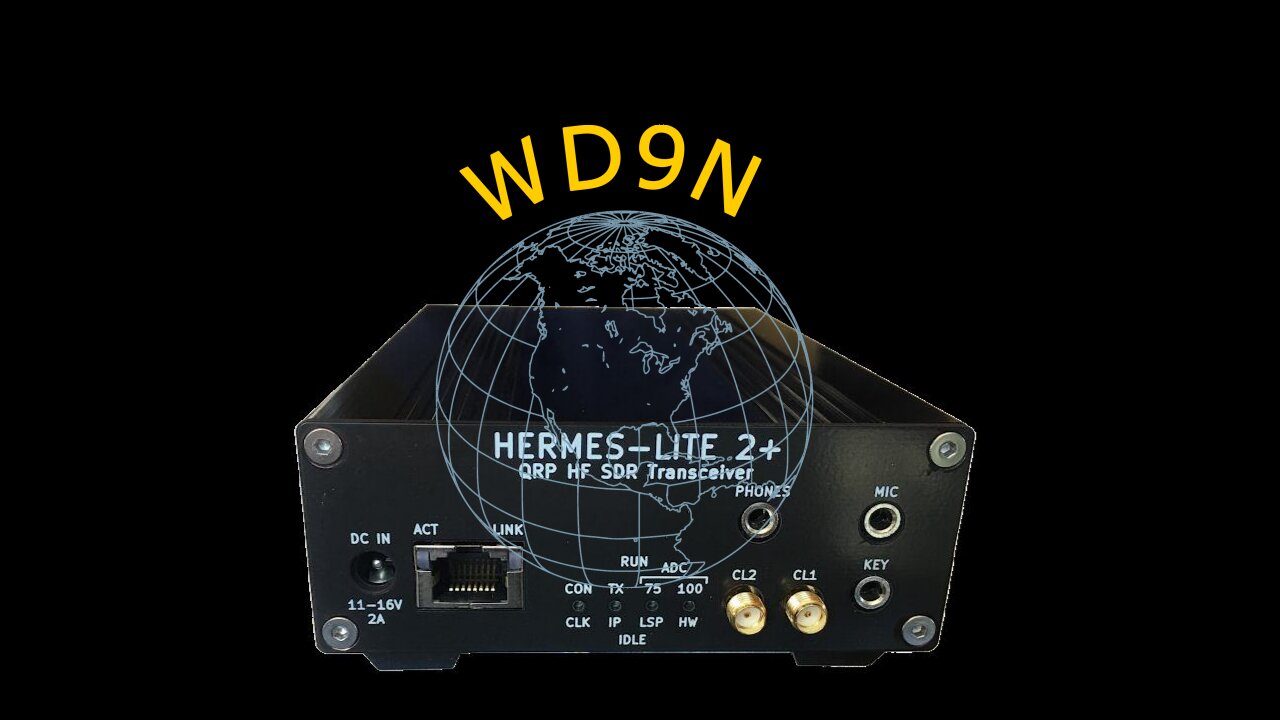 Hermes Lite 2+ on 40m AM with W9FMC