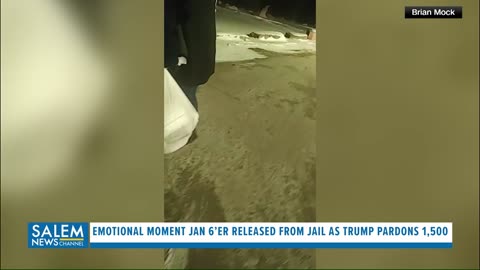 Moment Jan 6’er Released From Jail Caught On Cam As Trump Pardons 1,500 Inc Former Proud Boys Leader