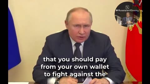 Putin Addresses Western People: The "Elite" are LYING to You About Russia & Conflict