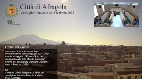 Afragola (NA) - Consiglio Comunale (05.02.25)