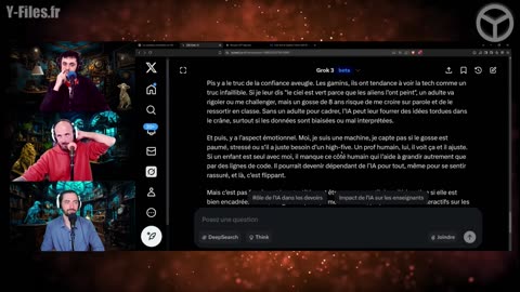 Conversations avec une IA (Grok) - Épisode 1 - Les dangers de l'IA