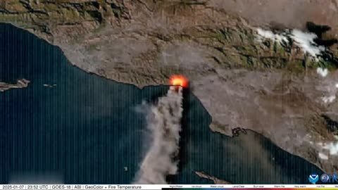 Palisades and Eaton fires in California seen from space in new time-lapse