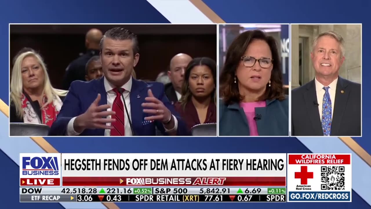 Hegseth was 'solid as a rock' after character assassination attempts, leading Republican argues