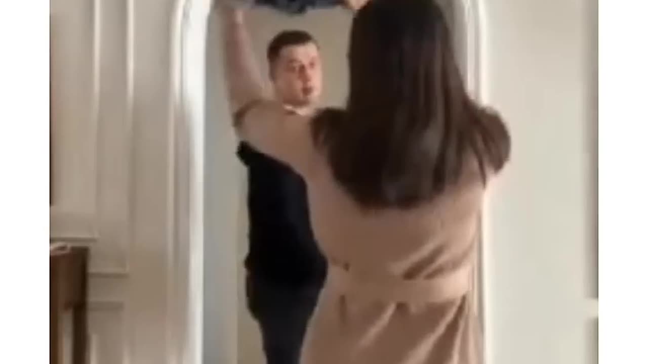 Funny husband and wife