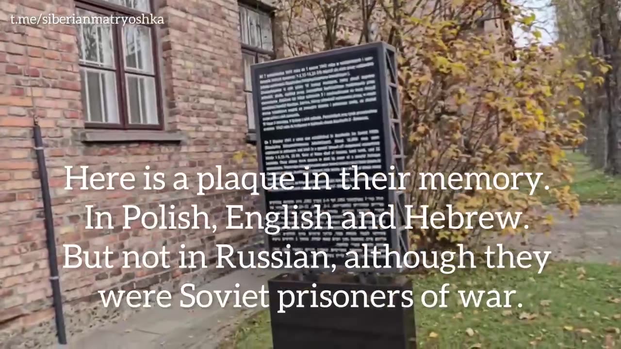 Auschwitz - Barracks where Soviet prisoners of war were held