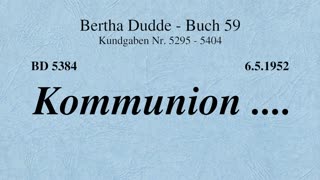 BD 5384 - KOMMUNION ....