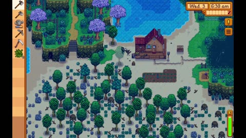 playing Stardew valley spring day 3 year 1