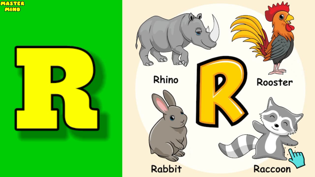 ( 104 ) ANIMAL NAME / ALPHABET / A to Z