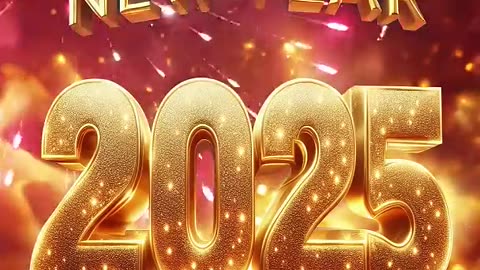 🎉 Happy New Year 2025 🎆 Elegant Wishes Video with Stunning Design & Style ✨ #happynewyear2025