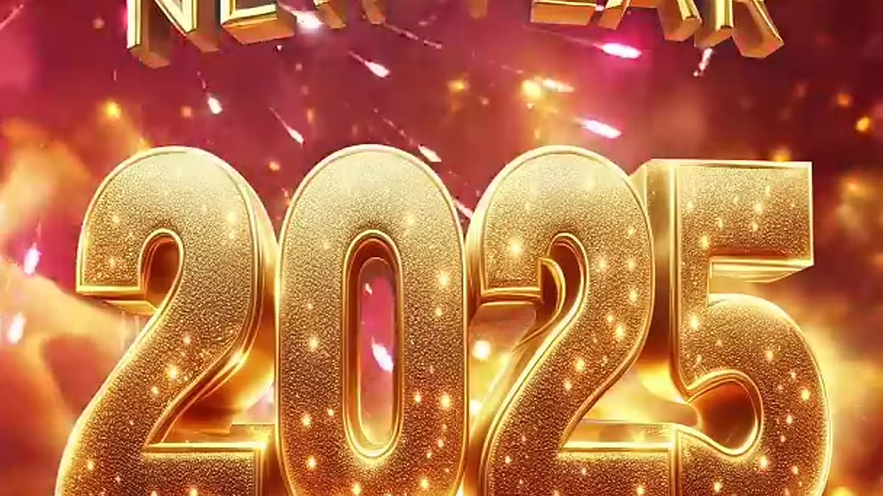 🎉 Happy New Year 2025 🎆 Elegant Wishes Video with Stunning Design & Style ✨ #happynewyear2025