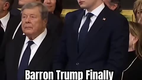 Barron Trump Finally got his Elon Musk handshake 🥂