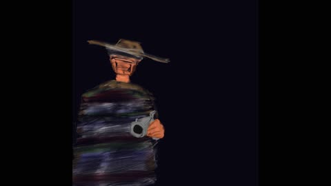 "Clint Eastwood Drawing | The Good, The Bad, and The Ugly Scene"