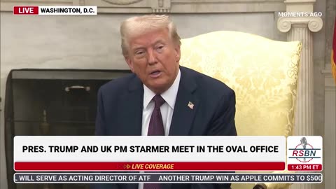 WATCH| President Trump & UK PM Keir Starmer Meet Inside the Oval Office - 2/27/25