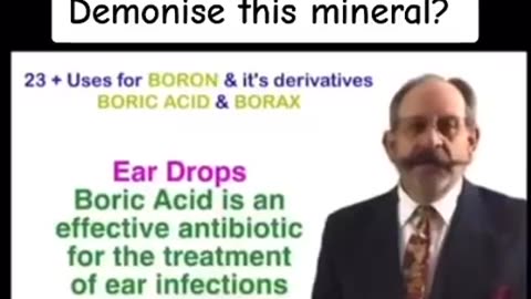 The Wonderful World of Boron A Casualty of the Western Pharma Cartels War on Humanity