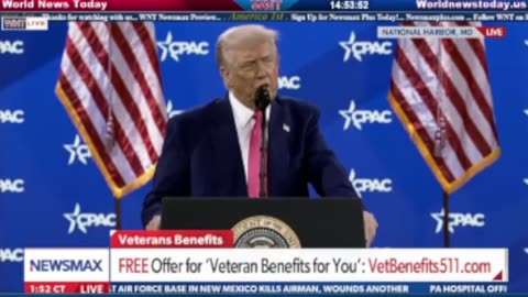 President Trump at CPAC 2025