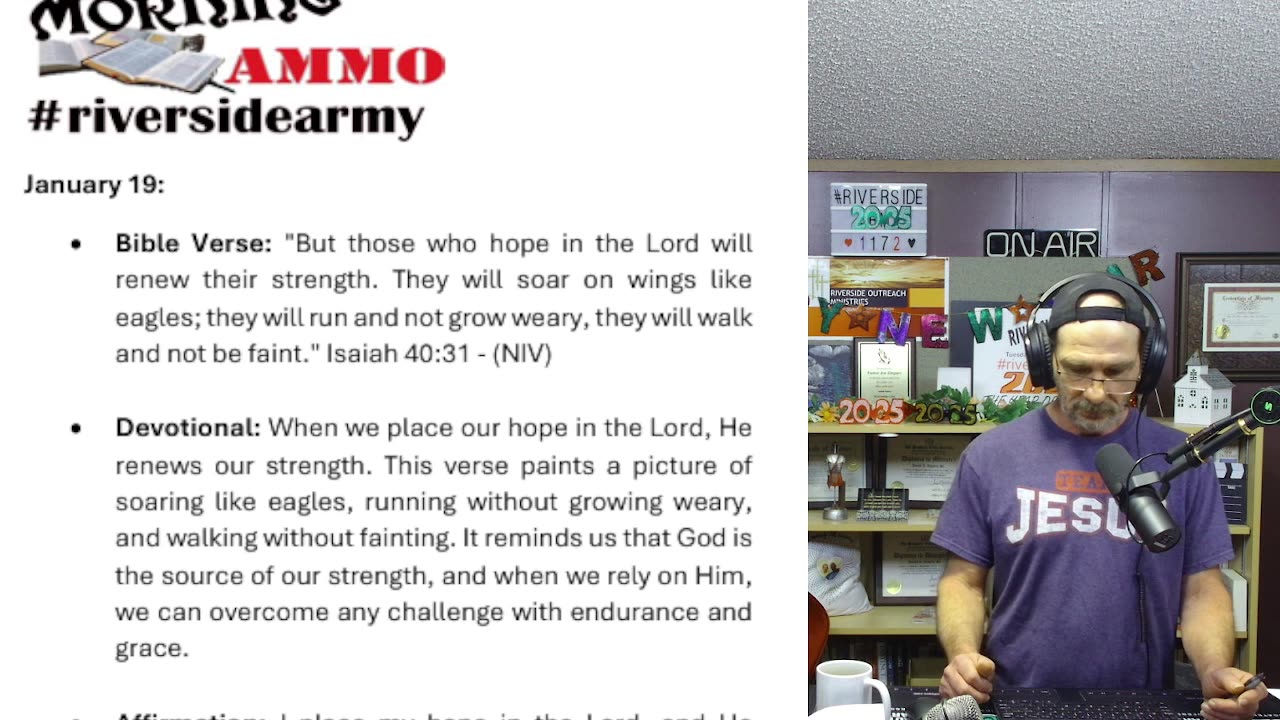 Riverside Morning Ammo Daily Devotional 1.19.24