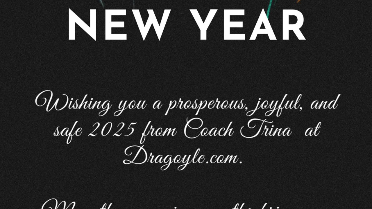 Happy Christmas & New Year from Coach Trina