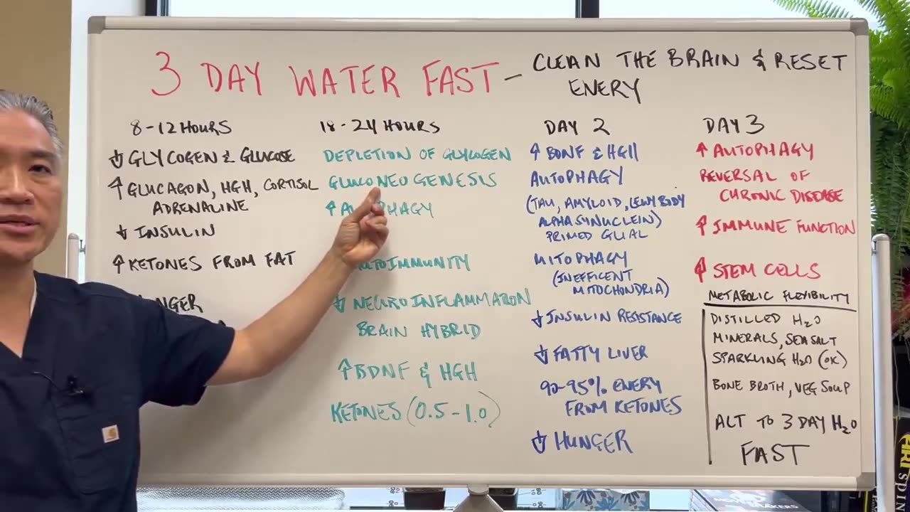3 DAY WATER FASTING - Clean the brain and reset your Energy
