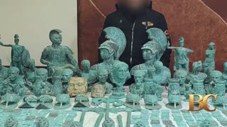 Two arrested in Egypt after attempting to steal hundreds of ancient artifacts from the sea