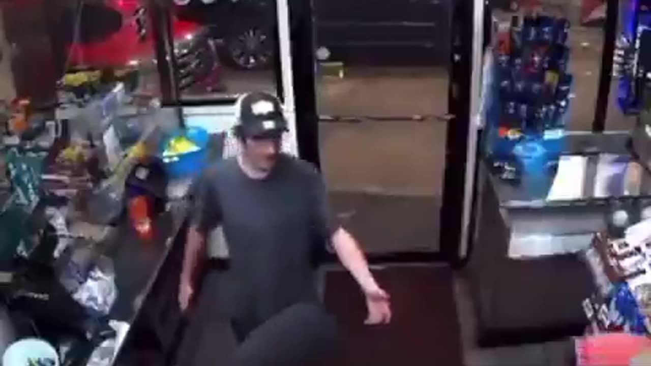 Blacks rob then murder a white guy at a gas station.