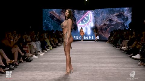 "Pink Melon Swim Spring/Summer 2024 | Miami Swim Week Art Hearts Highlights"