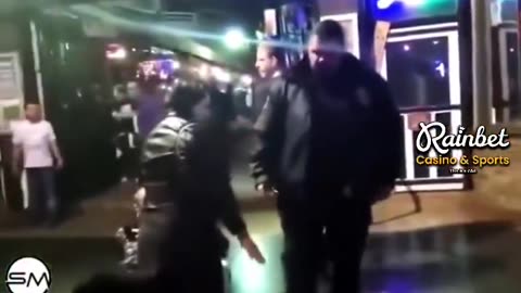 Man Gets Beat Up Like Crazy for Putting His Hands on a Woman!